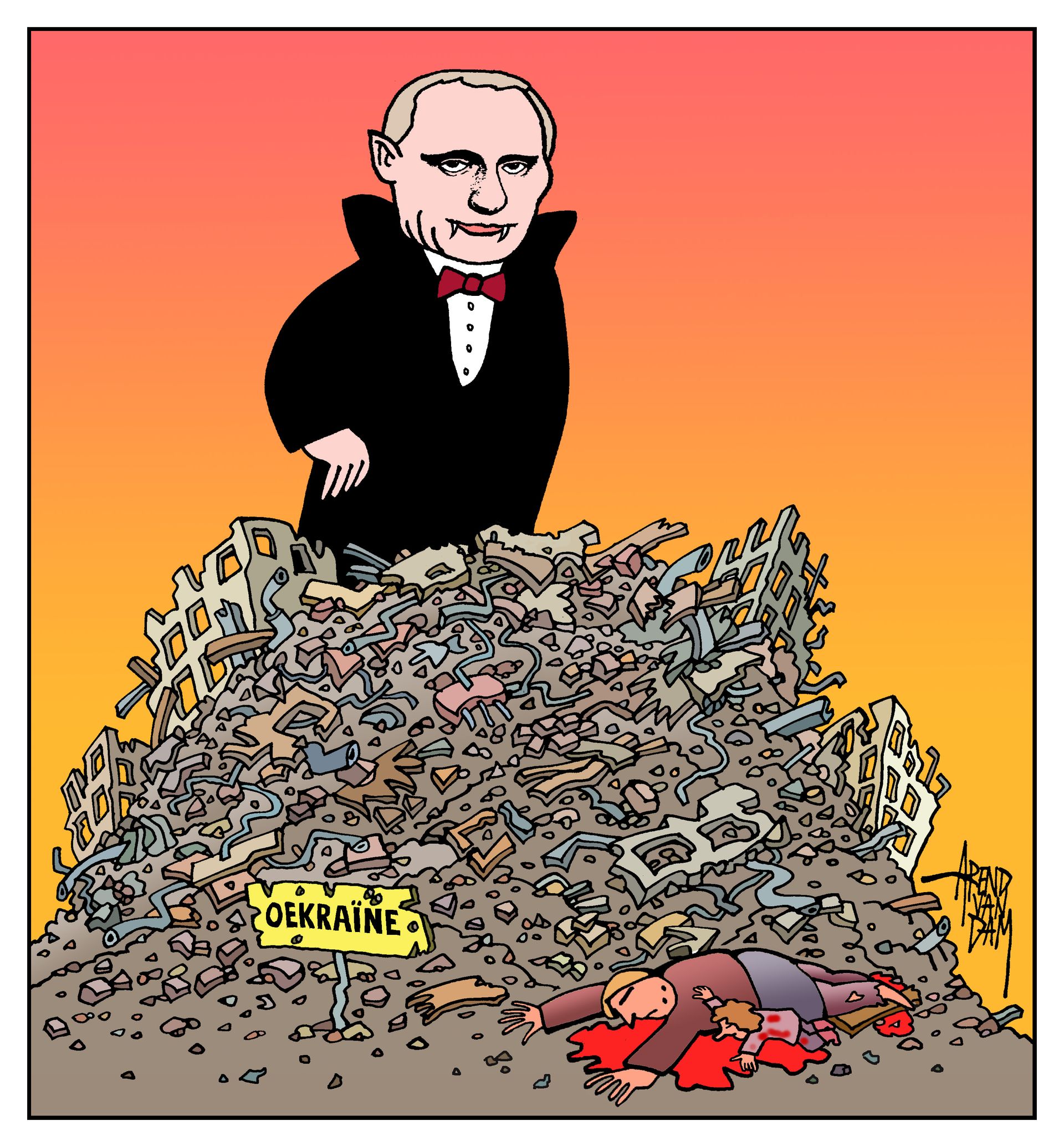 Oekraïne&Poetin(Dracula)